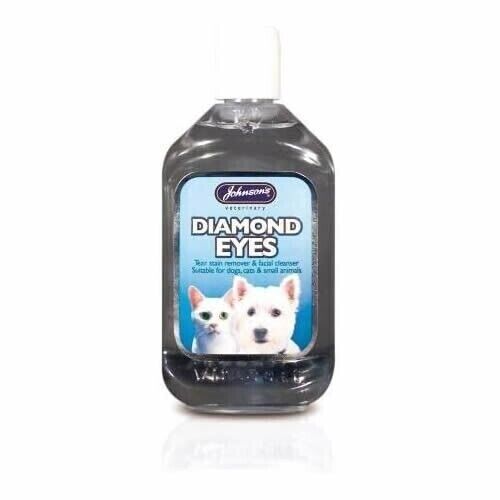 ✨ Johnsons Diamond Eyes Tear Stain Remover 125ml - Gentle Pet Eye Care