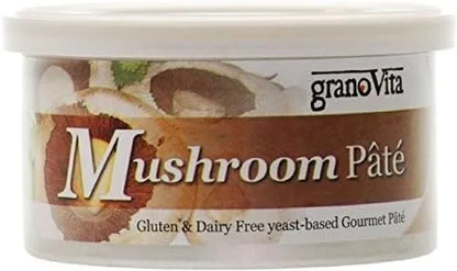 Granovita Mushroom Pate Gluten And Dairy Free Yeast Based Gourmet Pate